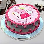 Peppa Pig Theme Buttercream Cake