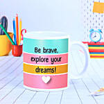 Personalised Be Brave Childrens Day Gift Mug