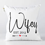 Personalised Cushion For Wifey