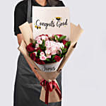 Personalised Flower Bouquet for Graduation