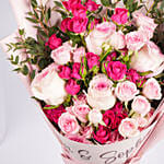 Personalised Name Anniversary Bouquet