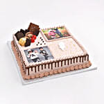 Photo Collage Square Cake
