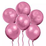 Pink Balloons Set of 6