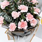 Pink Carnation Hand Bouquet
