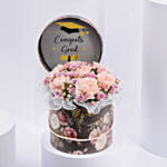 Pink Carnations in Box for Graduation Day
