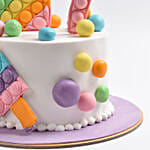 Pop It Puzzle Cake