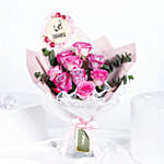 Queen's Elegant Roses Bouquet | Mother's Day Topper