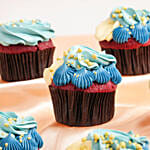 Red Velvet Muffin Sponge Cupcakes