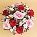 Roses Flower Box Arrangement