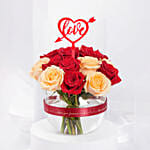Roses Symphany For Valentines | Red Love Topper