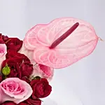 Serene Petal Harmony Vase Arrangement