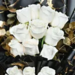 Snowy Roses Bouquet
