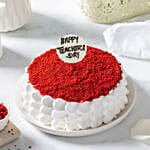 Teachers Day Red Velvet Delight Cake