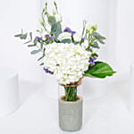 White Hydrangea with Eid Topper