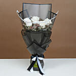 White Roses Hand Bouquet