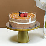 White Roses in a Blue Sea & Cake Surprise