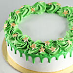 Xmas Wreath Pineapple Cake Half Kg