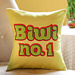 Yellow Cushion For Biwi No 1