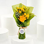 Yellow Elegance Roses Bouquet