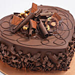 Red Roses Bouquet N Chocolate Cake Combo
