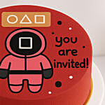 Squid Game You Are Invited Cake