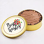 Best Wishes Tin Cake