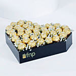 Ferrero Rocher Heart Shape Arrangement