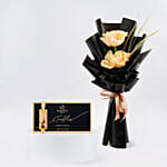 Godiva | Truffles Collection - 8 Pieces Assorted Truffles & Peach Bouquet