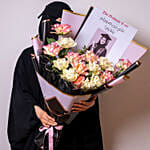Graduation Bouquet for Girl | Personalized with Name and Photo