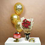 Red Roses and Chocolate Bliss