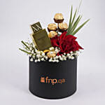 Shaghaf Oud Perfume With Flowers and Chocolates