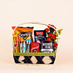 Snack & Floral Essence Gift Hamper
