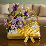 Heavenly Mixed Flowers Dome Cage