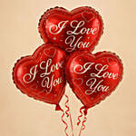I Love You Foil Balloons