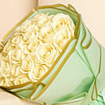Beautiful White Roses Bunch
