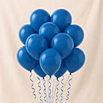 Blue Helium Balloons