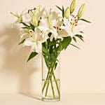Happiness With Lilies Arrangement Standard