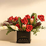 Radiant Roses and Anthurium