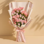 Purple and Pink Spray Rose Bunch