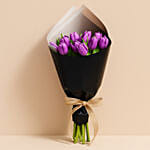 Violet Tulip Bouquet