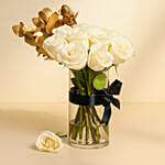 White Roses Bouquet QT