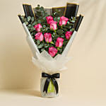 Enchanted Purple Roses Bouquet
