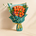Harvest Glow Roses Bouquet