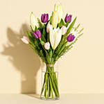 Medley Of Lilies N Tulips