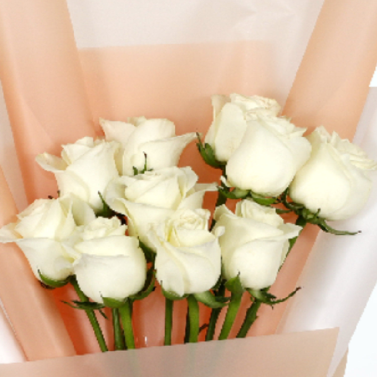 Online Bouquet Of 30 White Roses Gift Delivery in Qatar - FNP