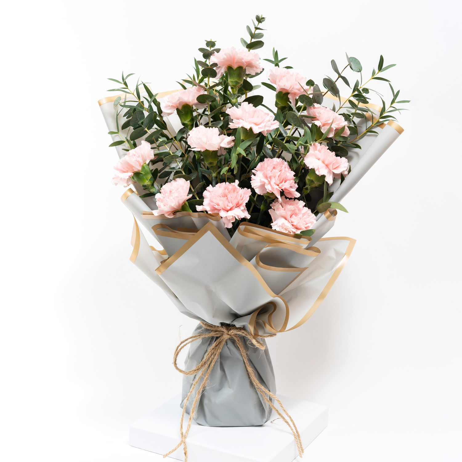 Online Pink Carnation with Chocolate Cake Gift Delivery in Qatar FNP