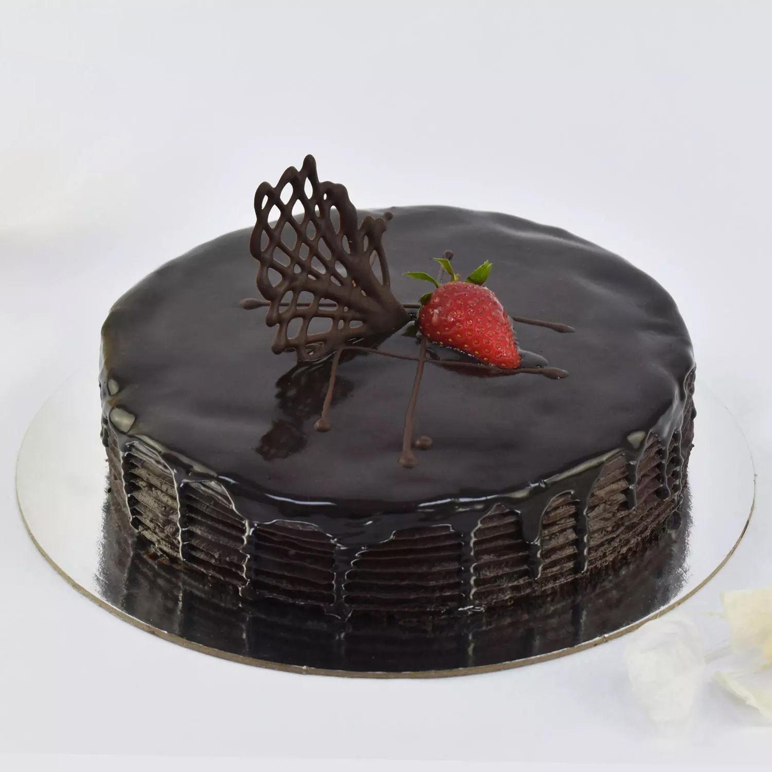 Online Dark Chocolate Cake Half Kg Gift Delivery in Qatar FNP