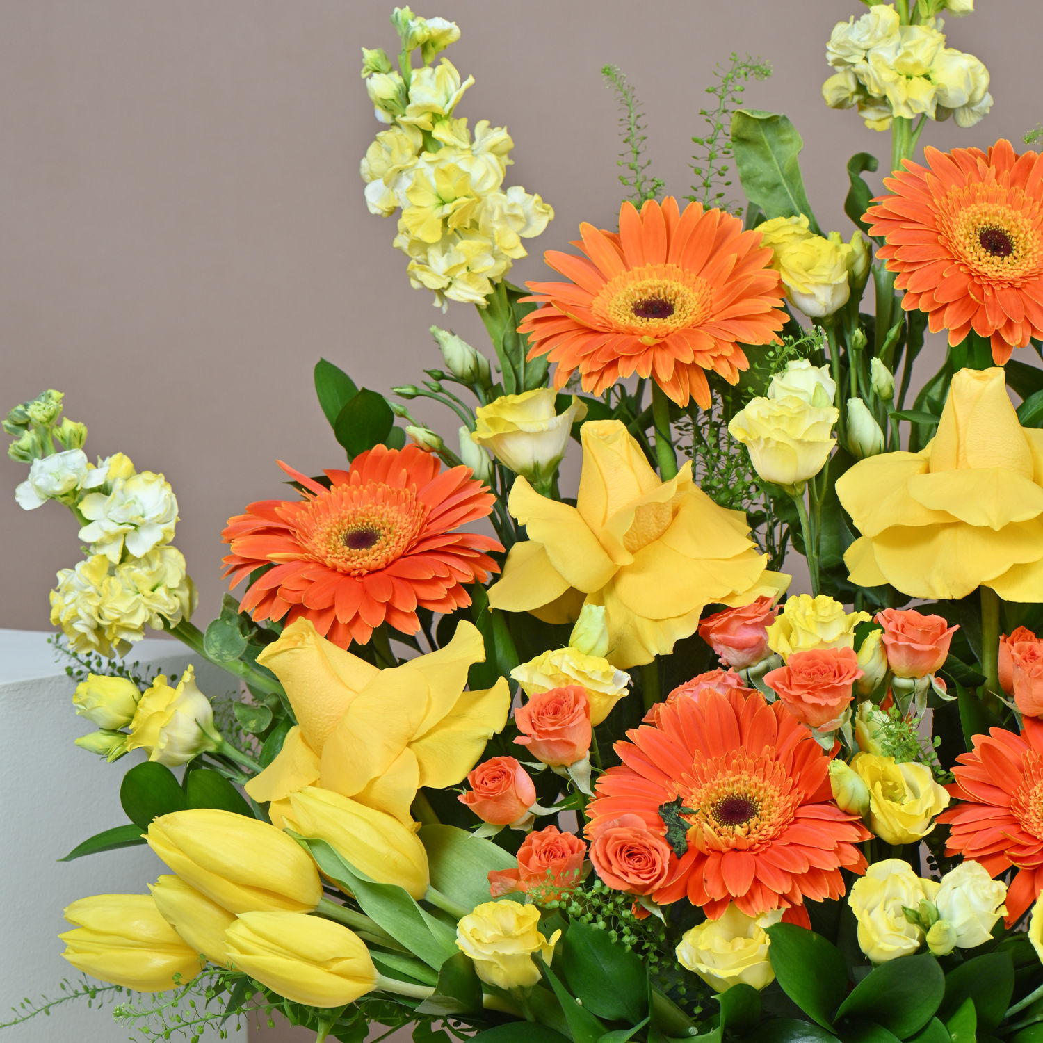 Online Get Well Soon Flower Arrangement Gift Delivery in Qatar FNP