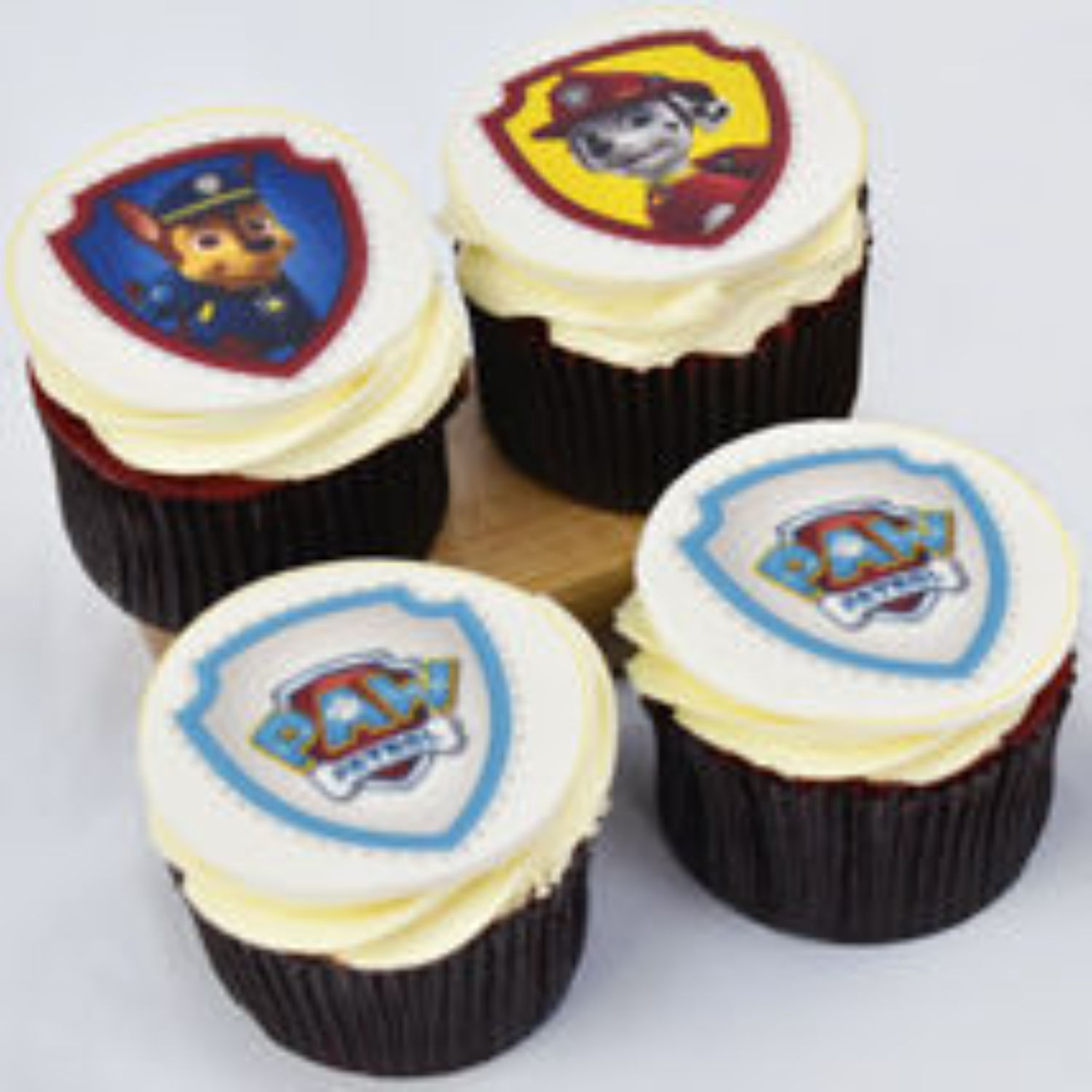 Online Paw Patrol Cupcakes 4 pcs Gift Delivery in Qatar - Fnp.ae