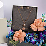 Cerruti 1881 Butterfly MOP Jewelery Gift Set For Her